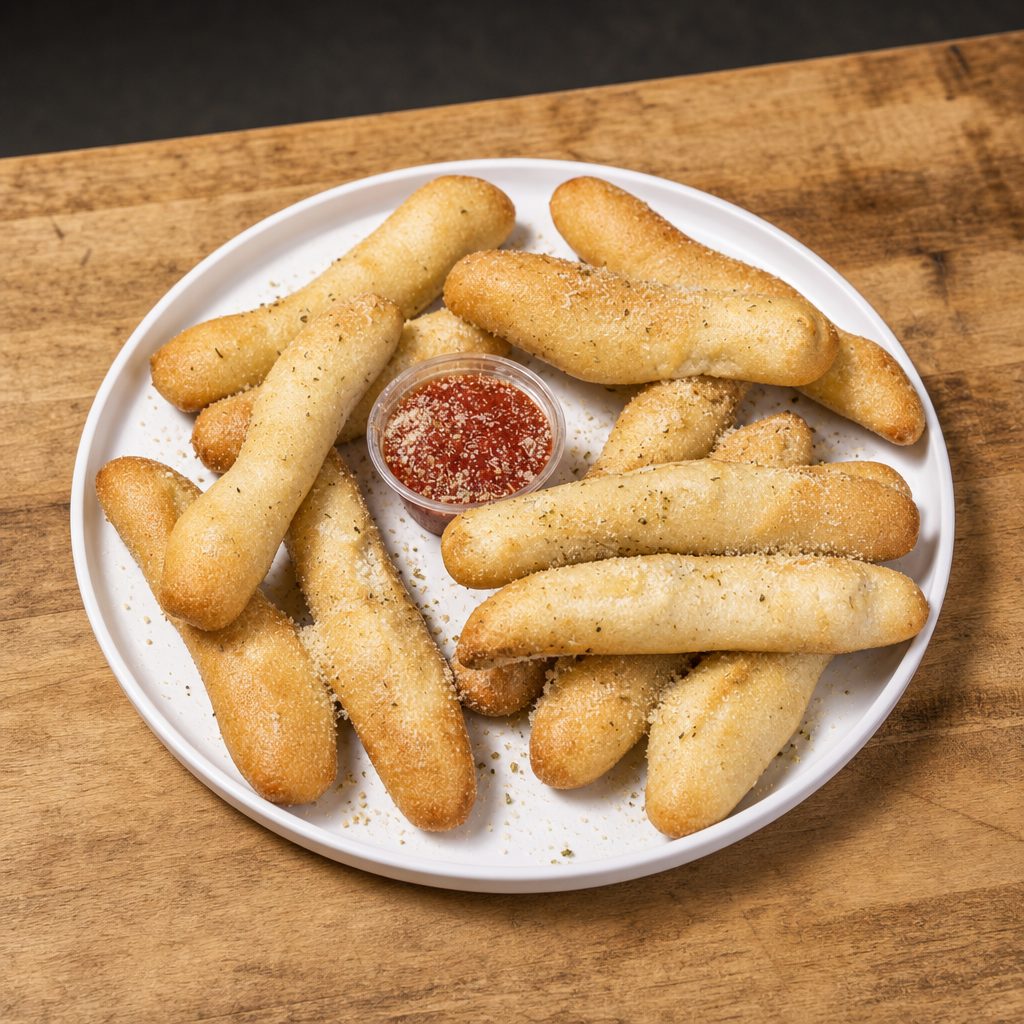 12 Breadsticks w/Sauce.