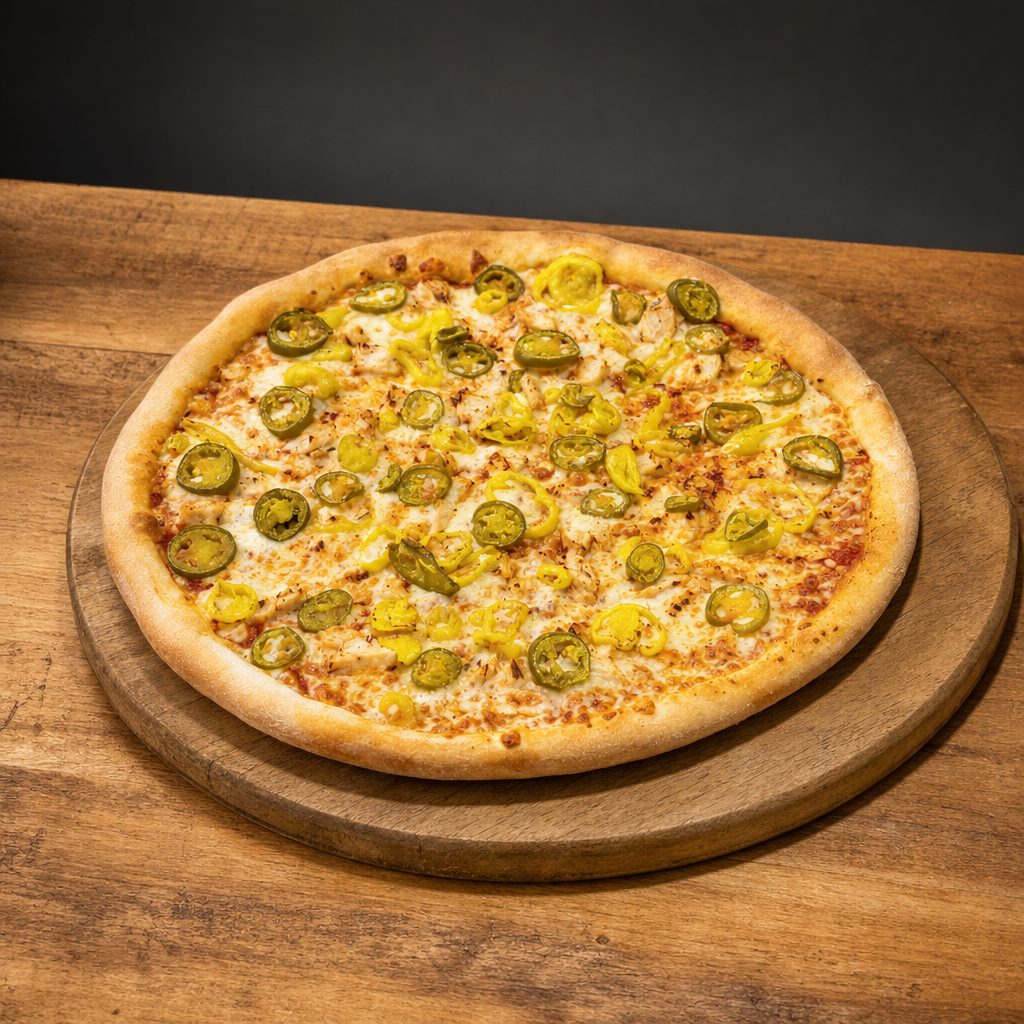 Large 5 Alarm Pizza.