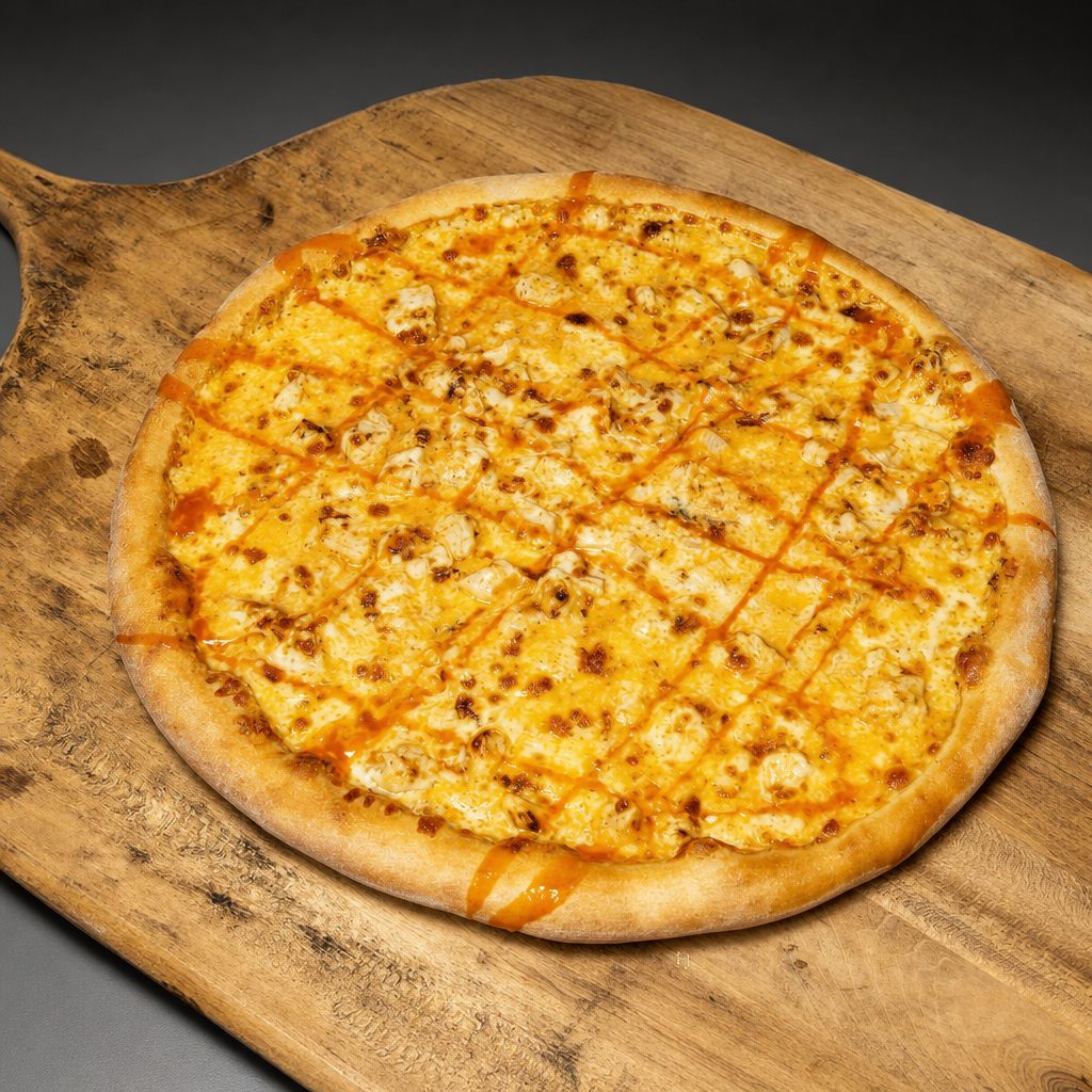 Large Chicken Wing Pizza.