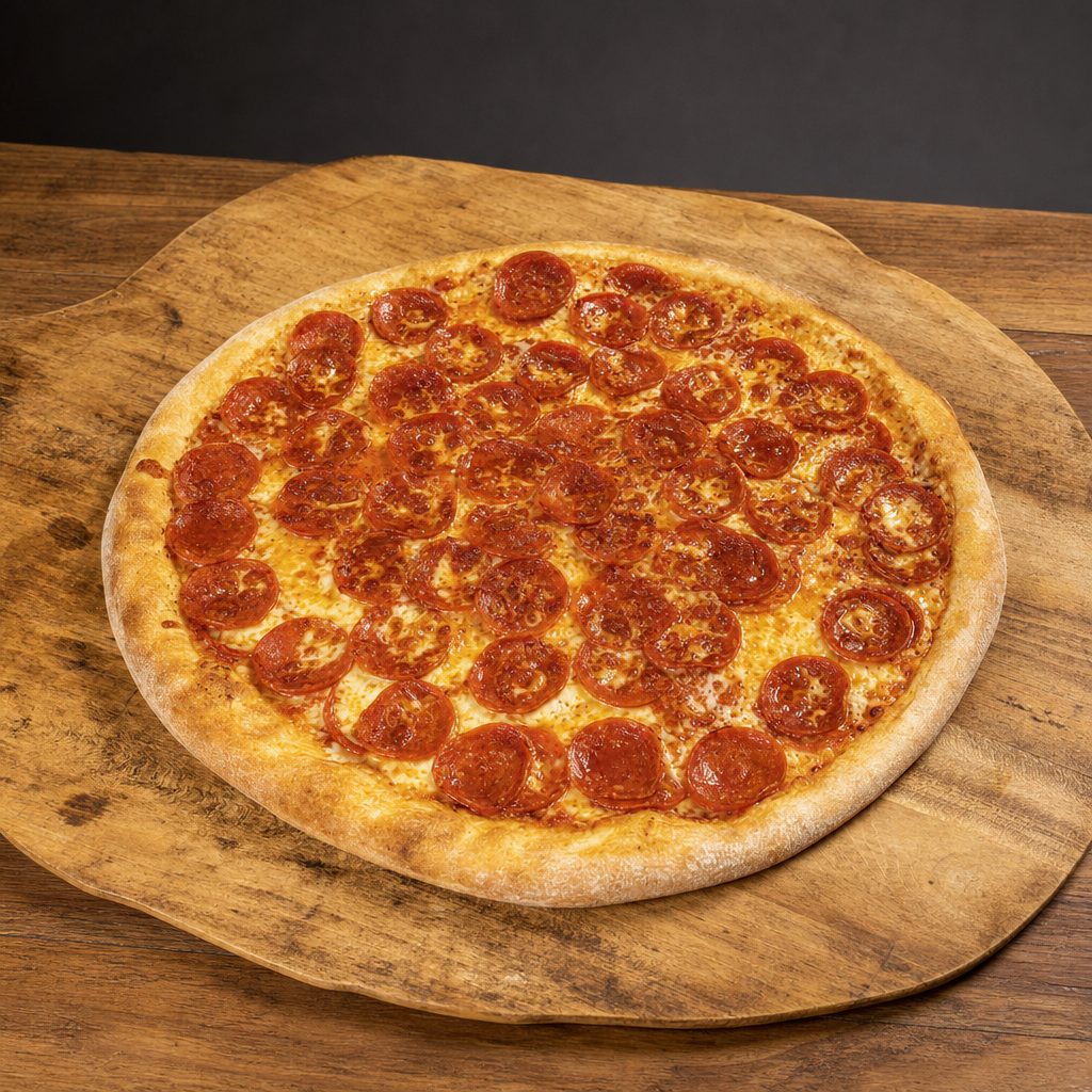 Large Super Pepperoni Pizza.