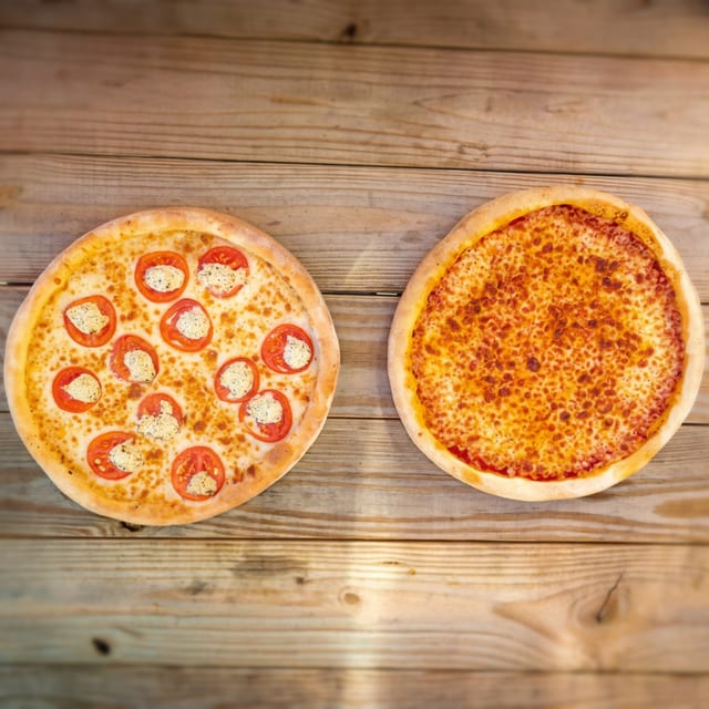 LG Specialty Pizza, Medium Cheese Pizza & LG Salad.